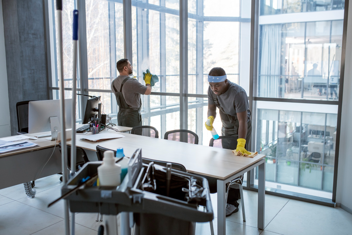 Commercial housekeeping services